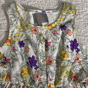 Converse Kids Floral Dress - Purple, Yellow, Orange